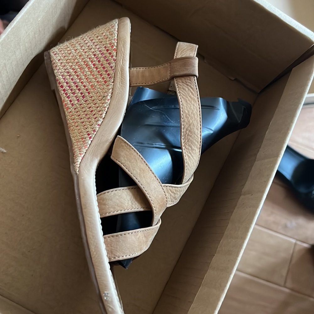 Ugg W Gaian platform sandals, woven heal pattern